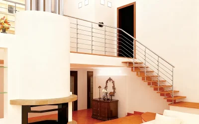 Escalera italiana de quilla simple
