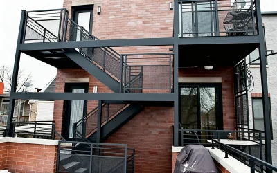 Escalera de ingeniería exterior de Inglaterra