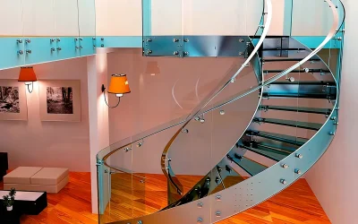 Escalier en colimaçon à double plaque d'acier du Bangladesh