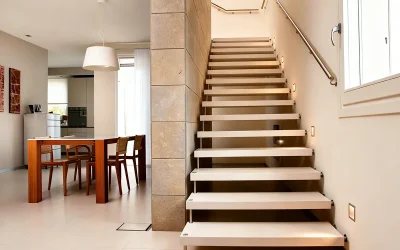 Escalier à quille dissimulée Angleterre