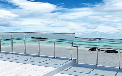 Garde-corps en verre de Singapour