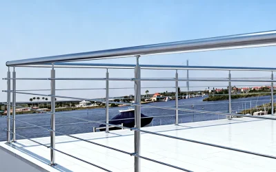 Garde-corps en fil d'acier America Natalia