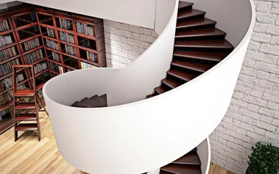 Escada em Espiral com Dupla Placa de Aço - Alemanha