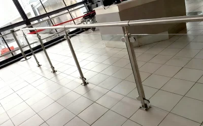 Guarda-corpos de vidro para engenharia ao vivo no Qatar