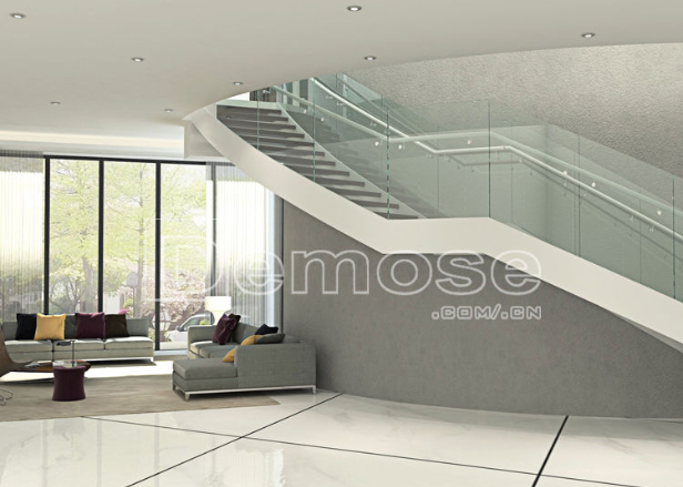 Stainless steel glass stair pictrue staircase material