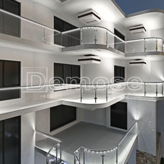 stainless steel glass railings