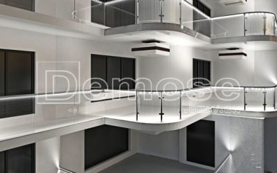 stainless steel glass railings
