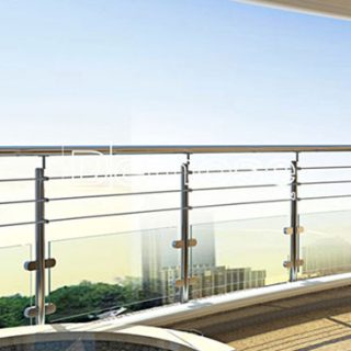 stainless steel stair columns