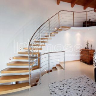 stainless steel staircase design