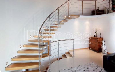 stainless steel staircase design
