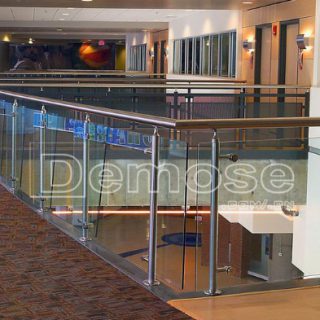 stainless steel glass railings