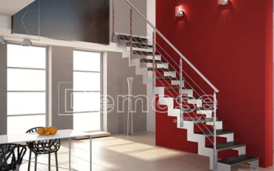indoor steel structure stairs
