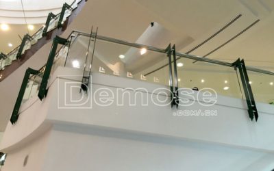 stainless steel glass railings