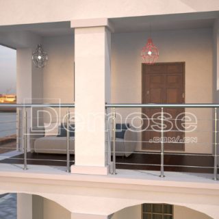 balcony stainless steel guardrails