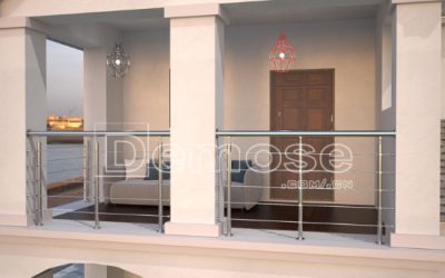 balcony stainless steel guardrails