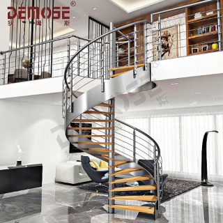 Central column rotating staircase pictrue