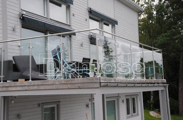 balcony glass guardrail balcony glass guardrail