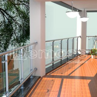 stainless steel glass railings