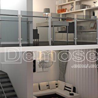 stainless steel glass railings