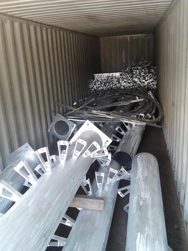 8 sets of spiral staircases delivered to Mr. Li from Singapore