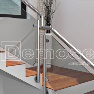 stainless steel glass railing