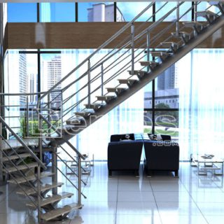 stainless steel staircase handrails