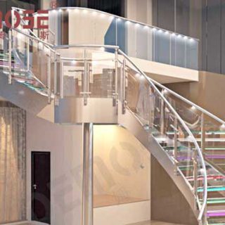 custom stainless steel staircase