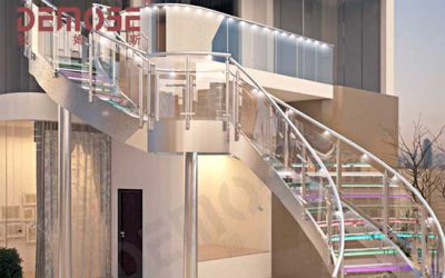 custom stainless steel staircase