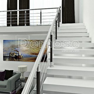 stainless steel stairs