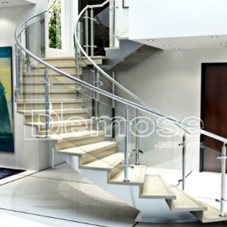 stainless steel staircase handrails