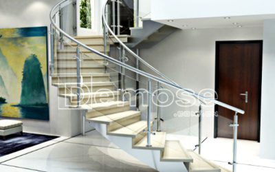 stainless steel staircase handrails