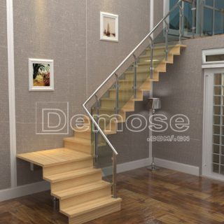 stainless steel staircase handrails