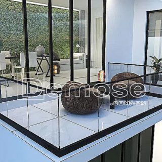 glass railing