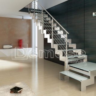steel structured home stairs