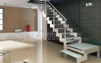 steel structured home stairs