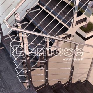 Customized stainless steel staircase handrails
