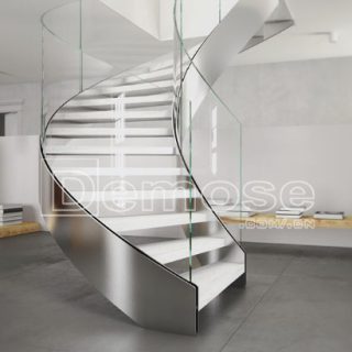 stainless steel stairs