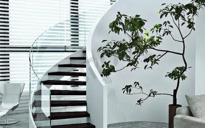 curved staircase