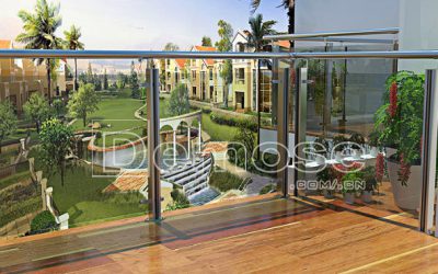 stainless steel glass railings