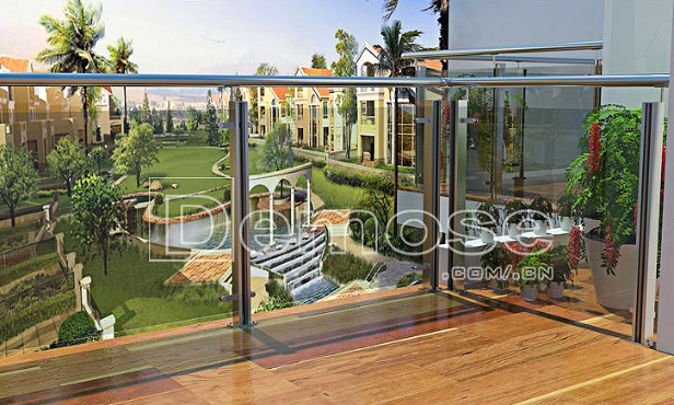 stainless steel glass railings