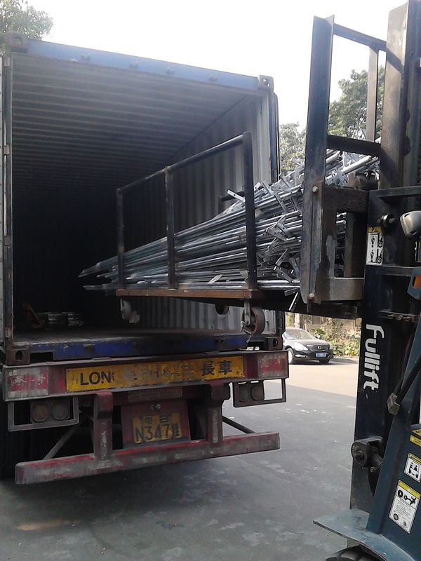 8 sets of spiral staircases delivered to Mr. Li from Singapore