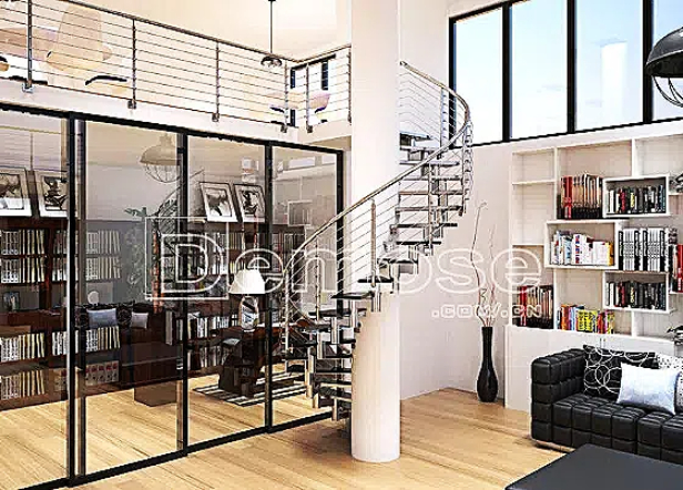 design of duplex stairs