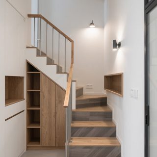 Custom Stair Designs for Small Spaces by Demose