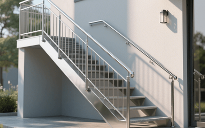 Expert Outdoor Stair Railing Installation with Demose
