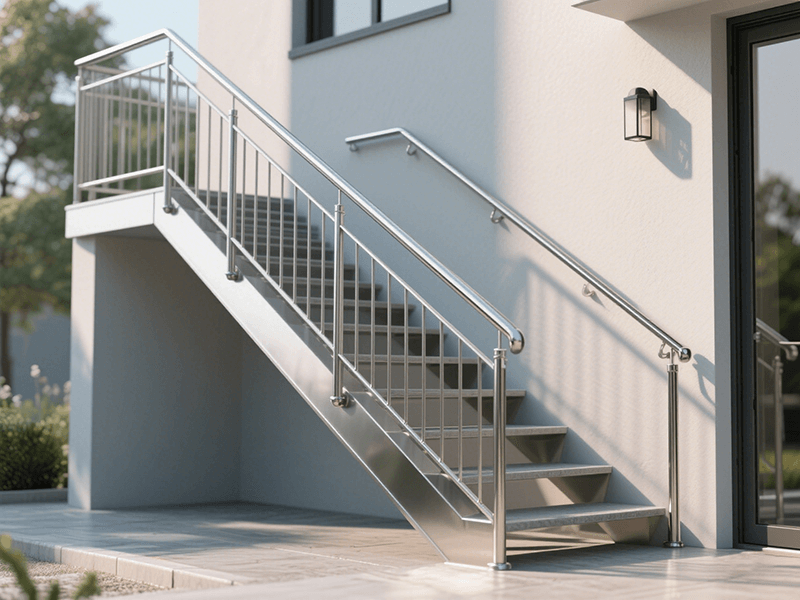 Expert Outdoor Stair Railing Installation with Demose