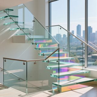 Floating Staircases: A Contemporary Marvel by Demose