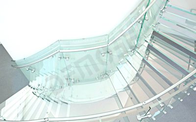 Glass Stair Railings: A Modern Touch of Elegance by Demose