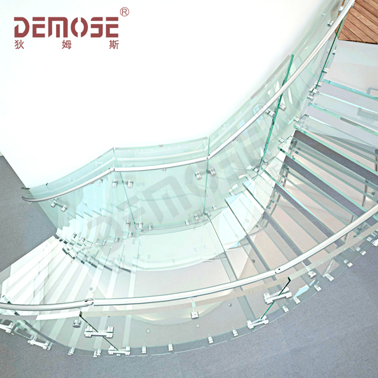 Glass Stair Railings: A Modern Touch of Elegance by Demose