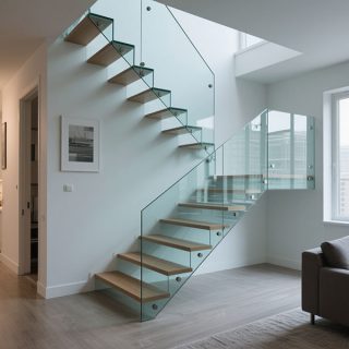 Glass Staircases: A Modern Touch for Your Home or Business
