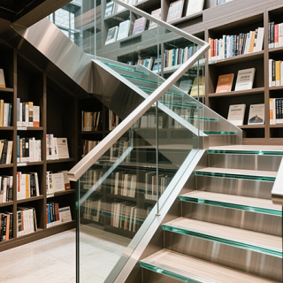Maintaining the luster of stainless steel stair railings